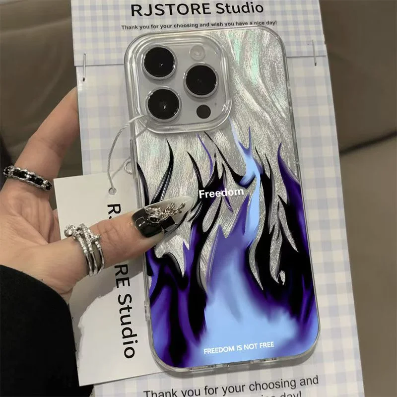 Phone Cases Hard - Fire Flame Gift Matte PC Hard