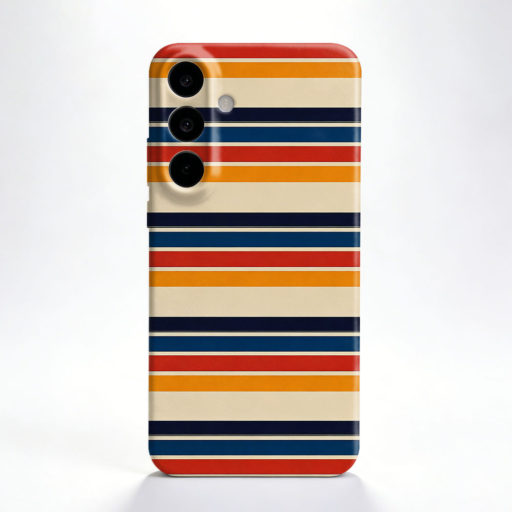 Phone Cases Hard - Colorful Stripe Pattern Case For Samsung
