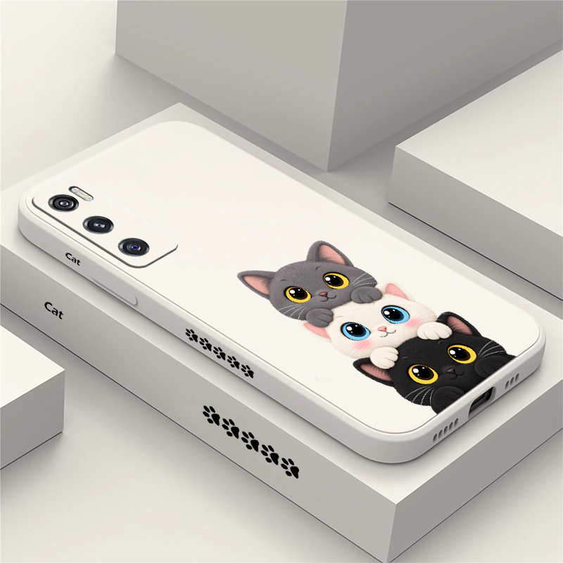 Phone Cases Vivo - Cute Coloful Cats Phone Case For