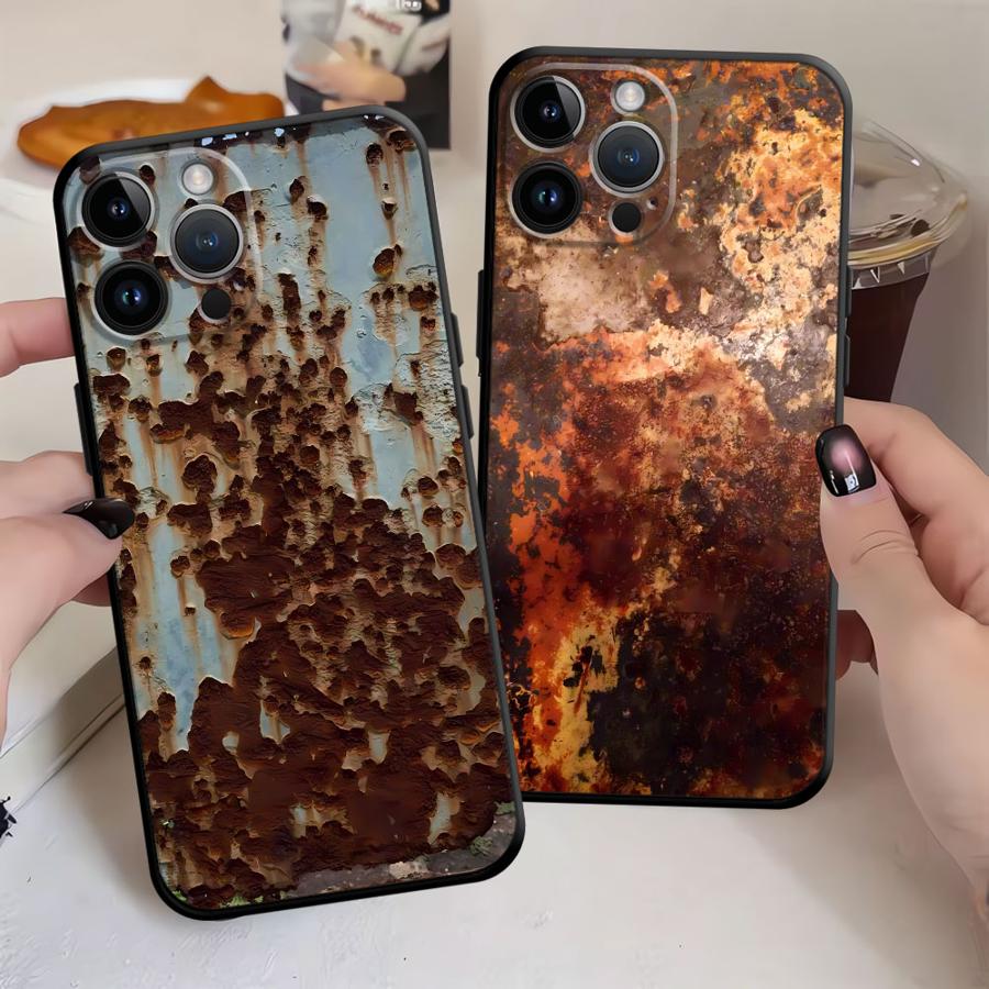 Phone Cases Otterbox - Retro Rust Design Case for iPhone