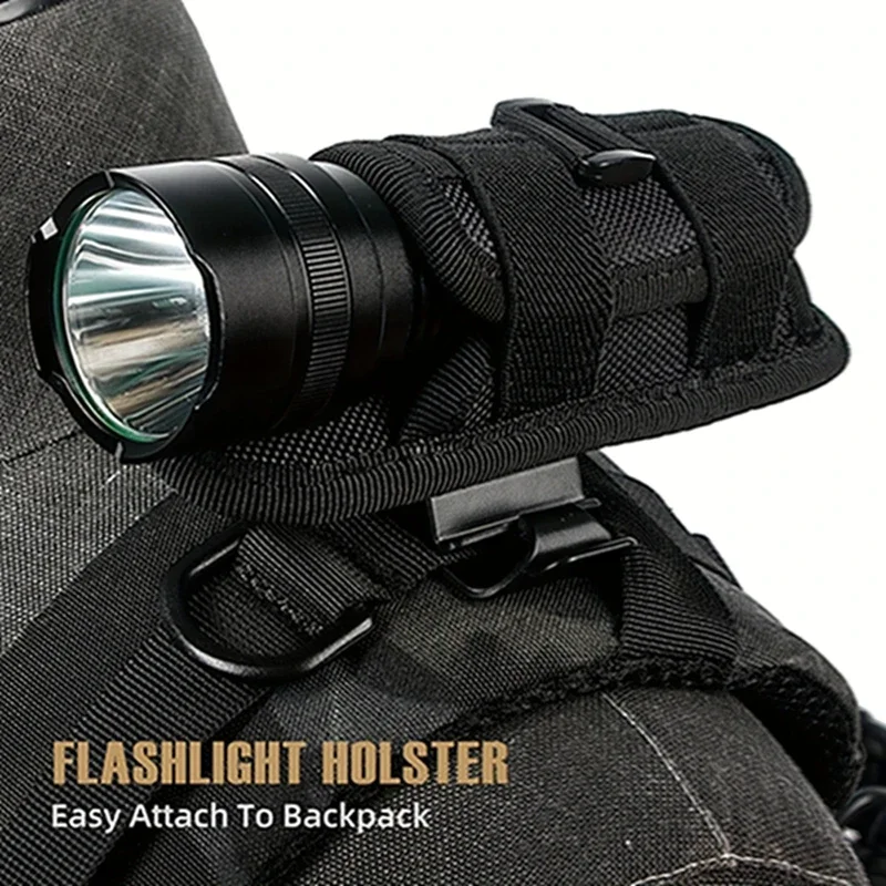 Military Grade Case - Tactical Flashlight Cover Nylon Case for