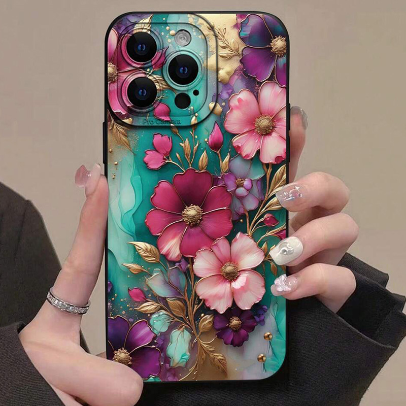 Phone Cases Otterbox - Vintage Floral Pattern Phone Case For