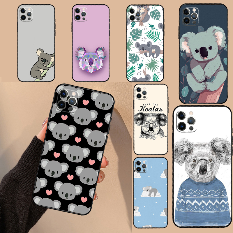 Phone Cases Australia - Cute Australia Koala Art Soft Case