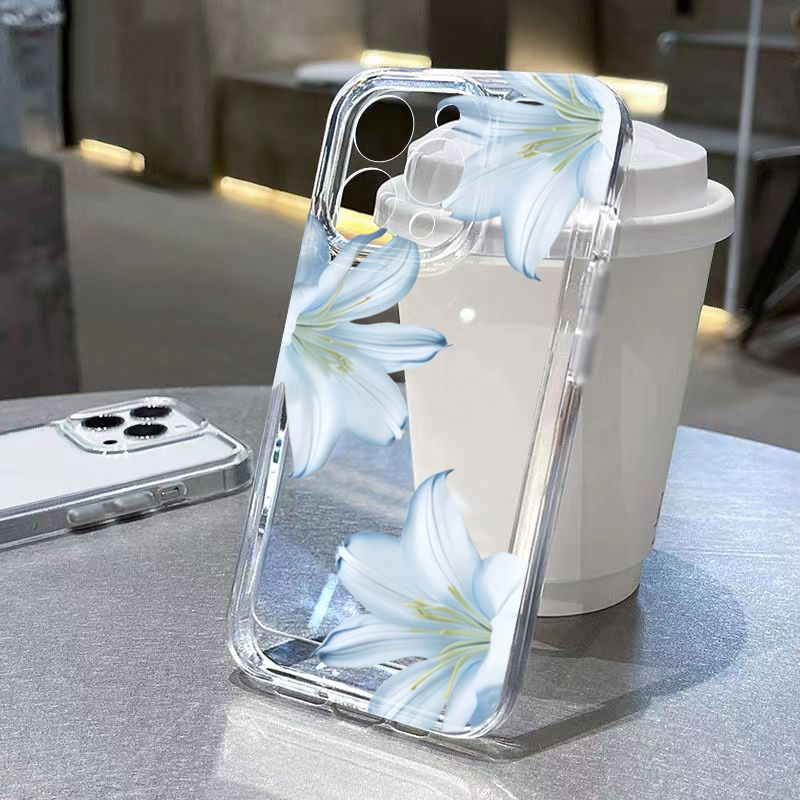 Phone Cases Iphone 17 - Fashion Exquisite White Lily Flower Phone