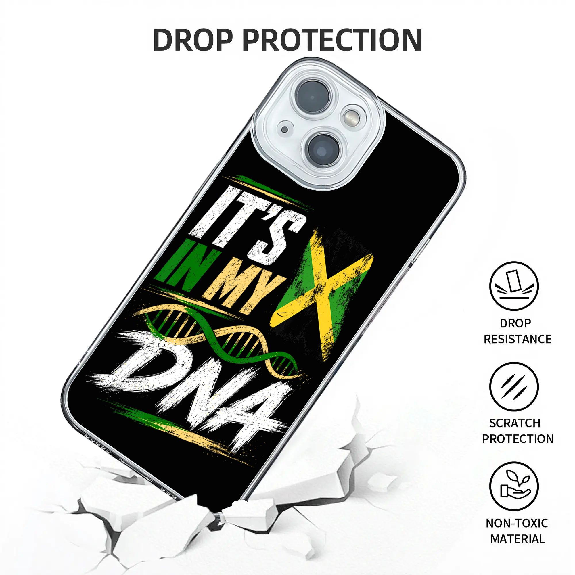 New Armor Bumper  Jamaica DNA  - огляд і ціна Phone Cases Jamaica