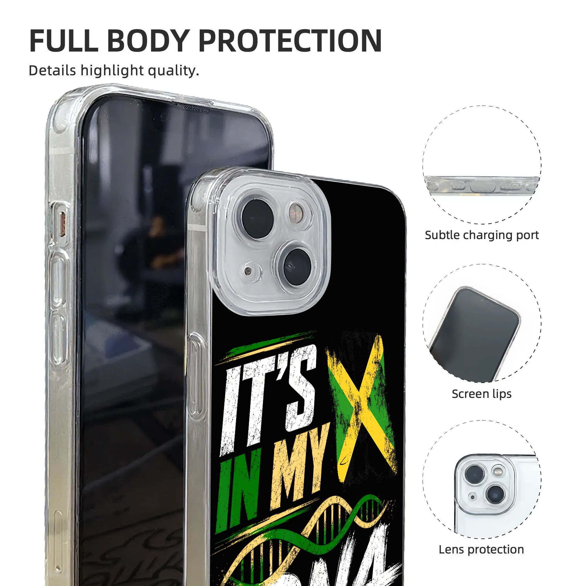 New Armor Bumper  Jamaica DNA  - огляд і ціна Phone Cases Jamaica