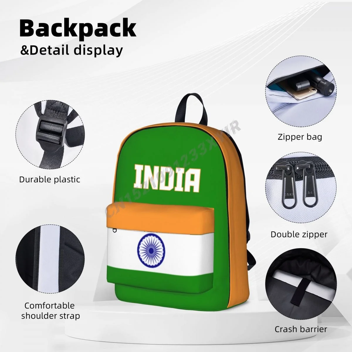 Custom Bag Unisex Backpack Ind - огляд і ціна Phone Cases India