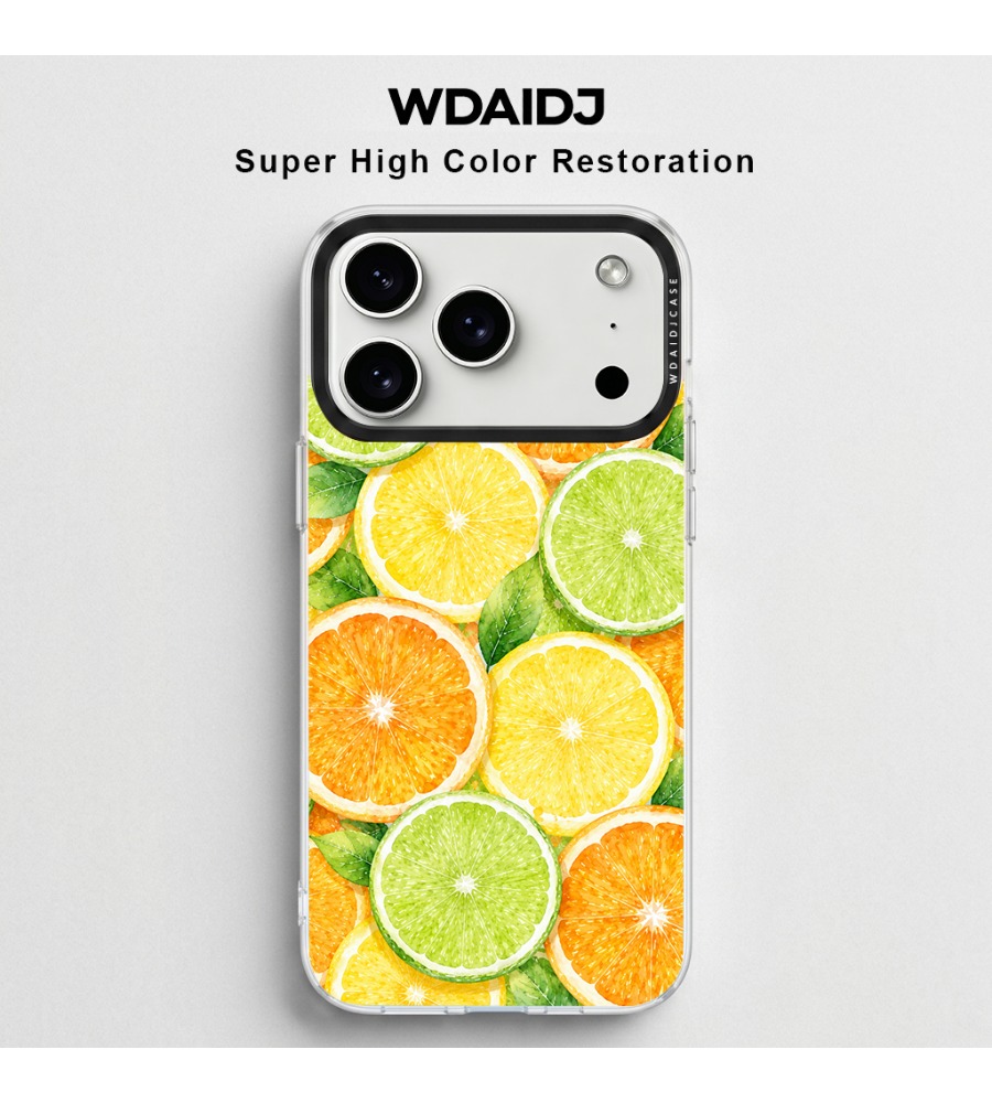 Watercolor Citrus Mix Design C - огляд і ціна Phone Cases Yellow