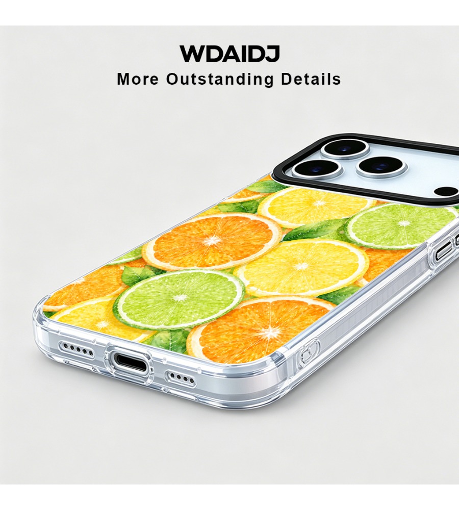 Watercolor Citrus Mix Design C - огляд і ціна Phone Cases Yellow