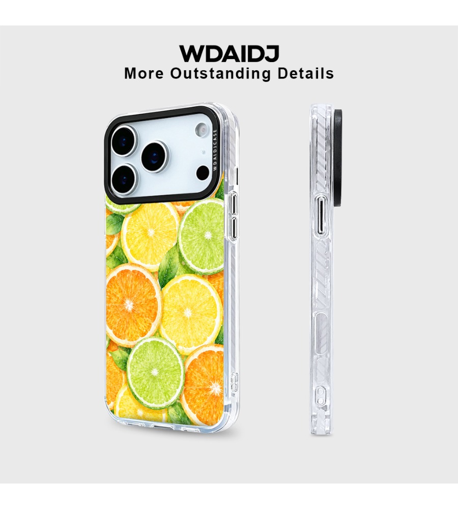 Watercolor Citrus Mix Design C - огляд і ціна Phone Cases Yellow