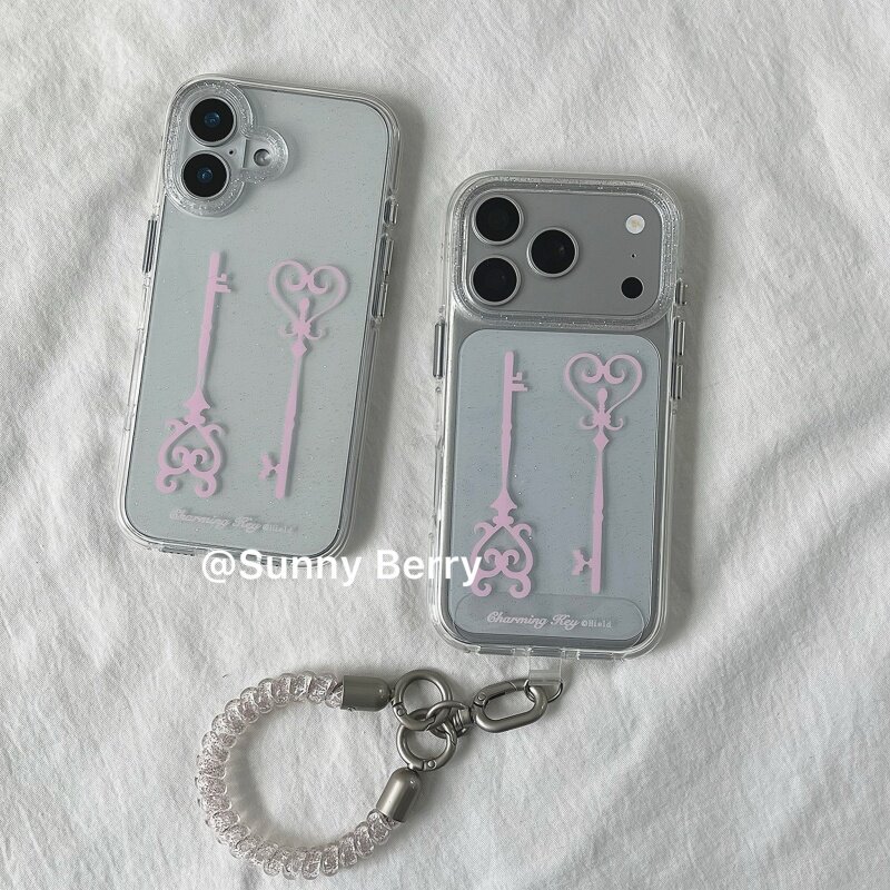 Korean Ins Y2K Pink Keys Shini - огляд і ціна Phone Cases Korean