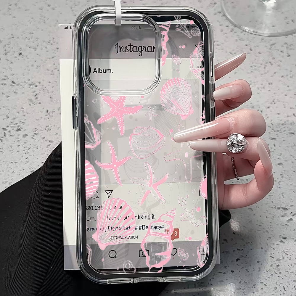 Summer Pink Seashell Clear Pho - огляд і ціна Phone Cases Otterbox