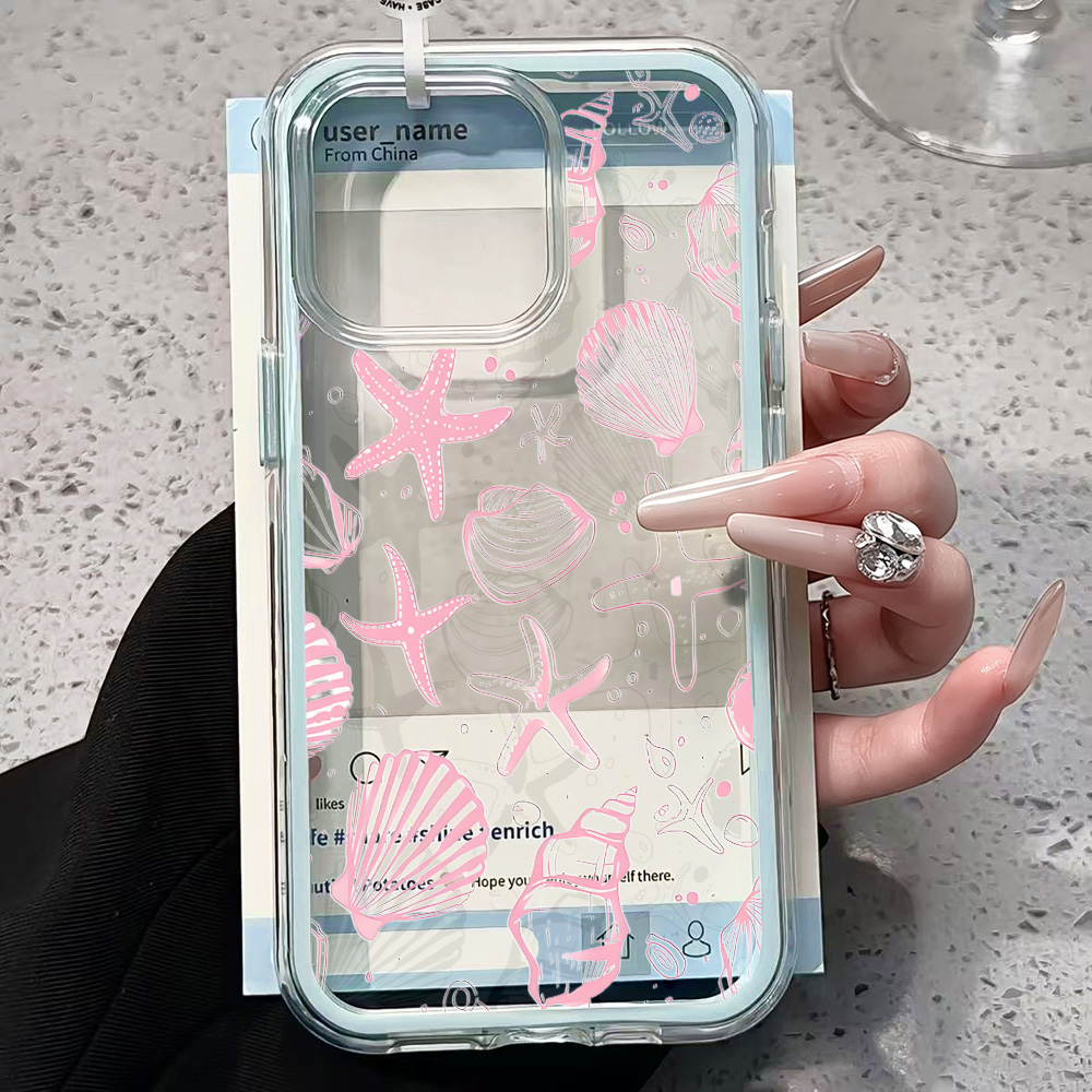 Summer Pink Seashell Clear Pho - огляд і ціна Phone Cases Otterbox