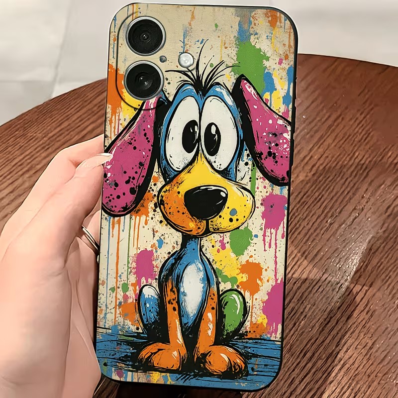 Graffiti Colored Puppy TPU Pho - огляд і ціна Phone Cases Otterbox
