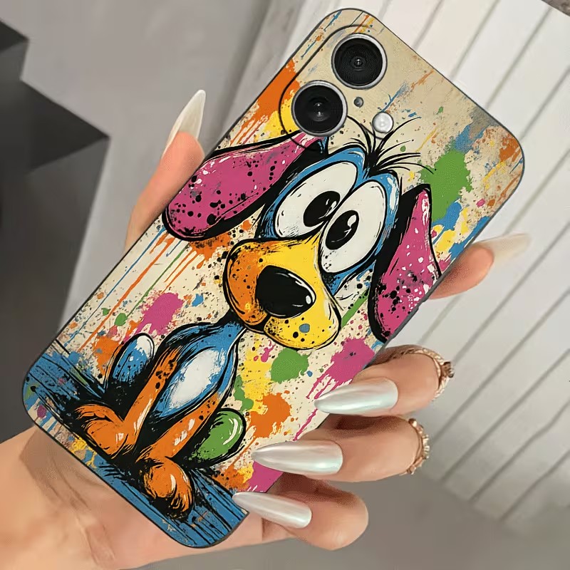 Graffiti Colored Puppy TPU Pho - огляд і ціна Phone Cases Otterbox