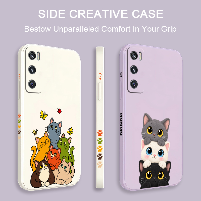 Cute Coloful Cats Phone Case F - огляд і ціна Phone Cases Vivo