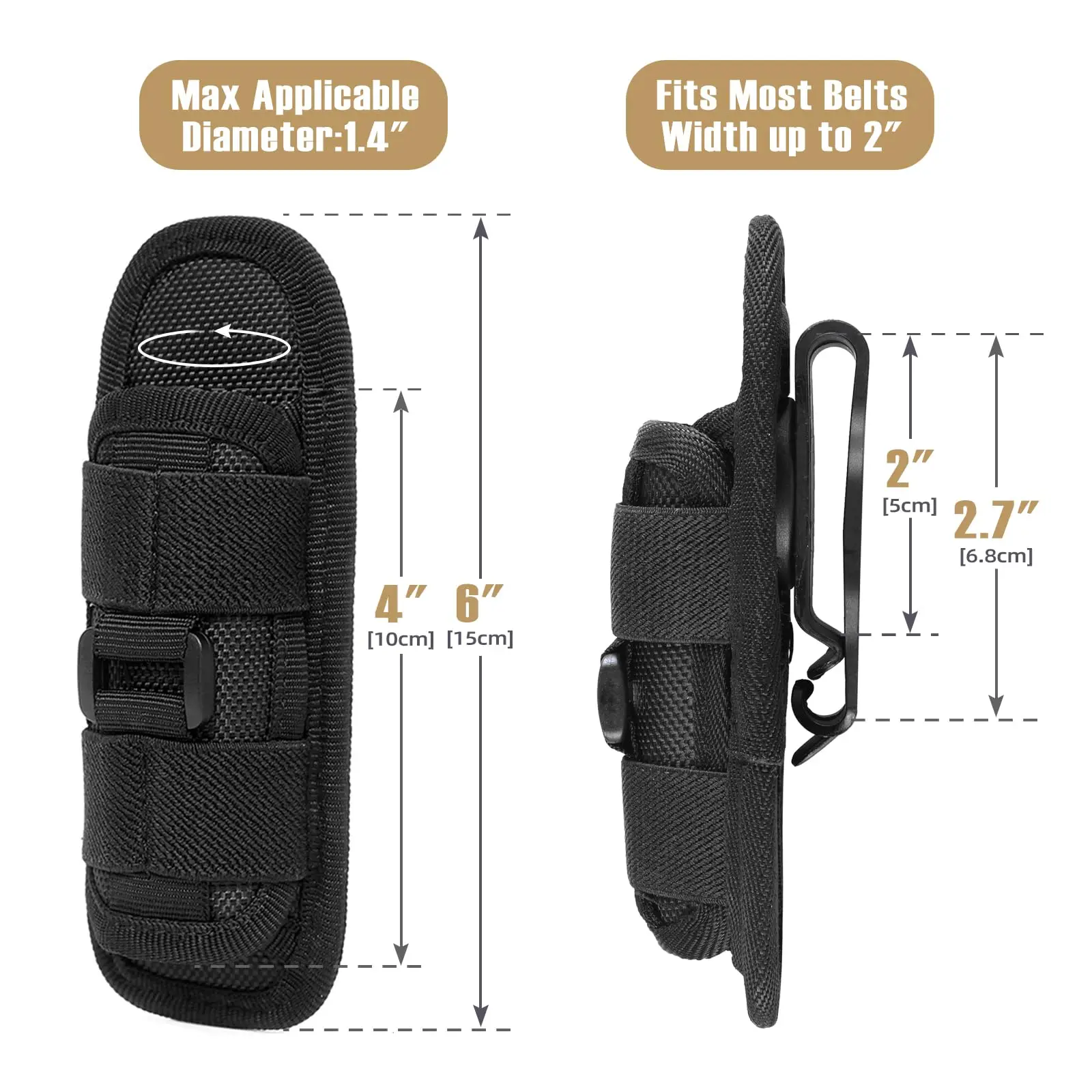 Tactical Flashlight Cover Nylo - огляд і ціна Military Grade Case