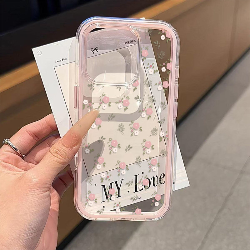 Green Leaves Pink Flower 2in1  - огляд і ціна Phone Cases Otterbox