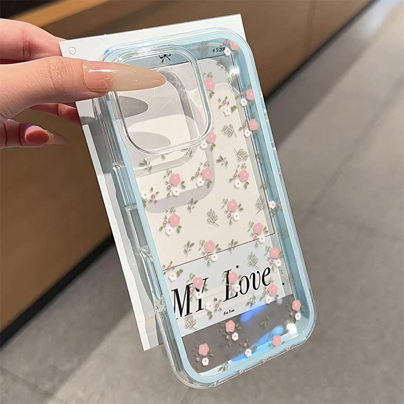 Green Leaves Pink Flower 2in1  - огляд і ціна Phone Cases Otterbox