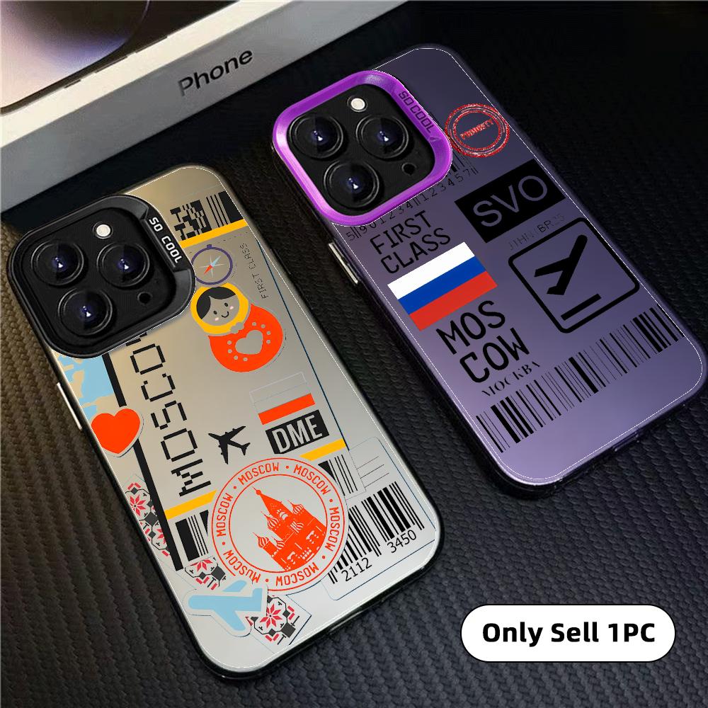 Plane Travel Ticket Russia Pho - огляд і ціна Phone Cases Designer