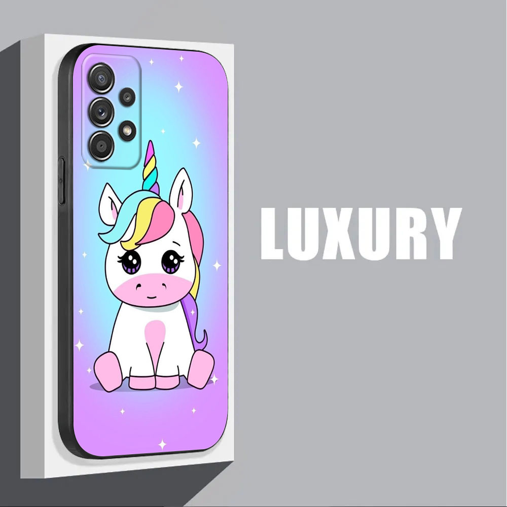 Cute Unicorn Cartoon Rainbow P - огляд і ціна Phone Cases Burga