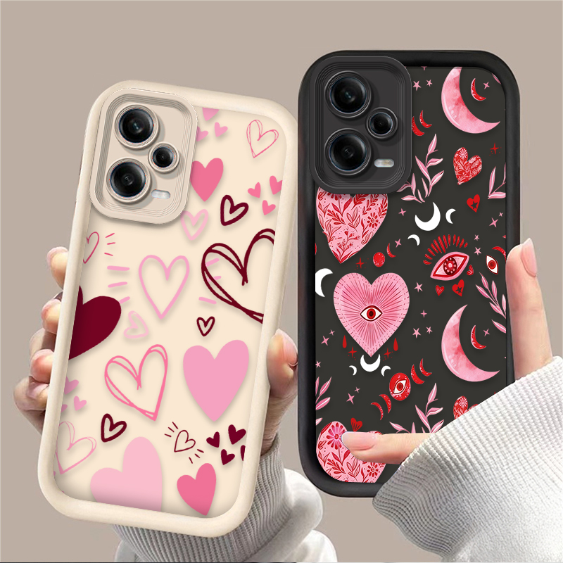 Pink Heart-shaped Phone Case f - огляд і ціна Phone Cases Xiaomi