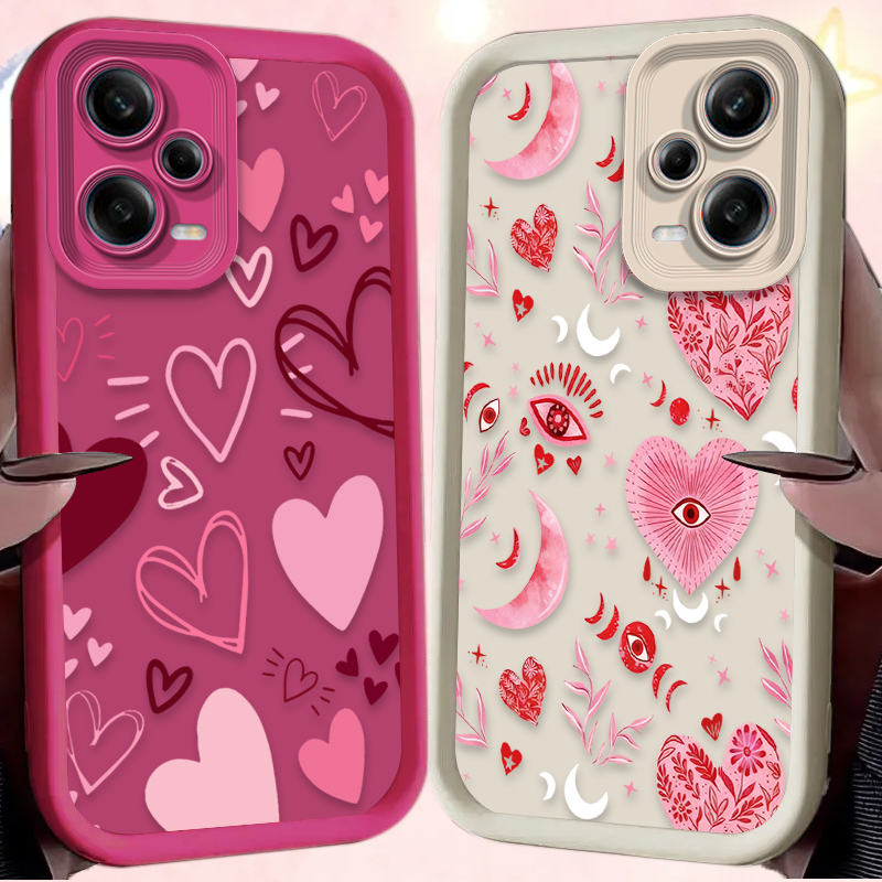 Pink Heart-shaped Phone Case f - огляд і ціна Phone Cases Xiaomi
