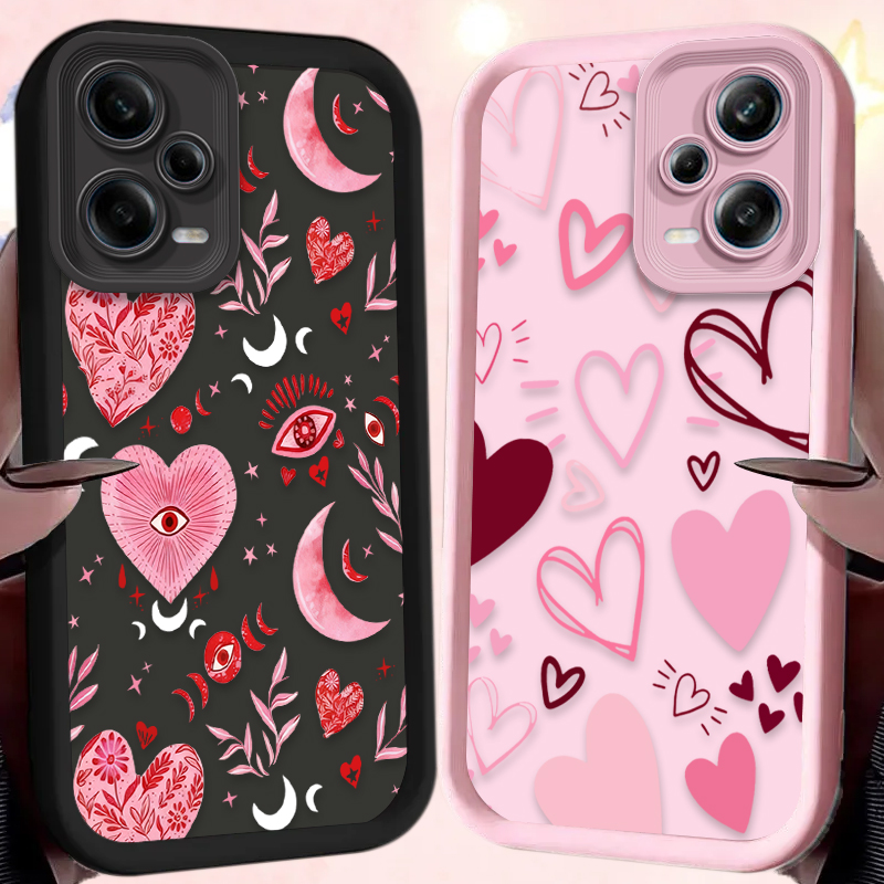 Pink Heart-shaped Phone Case f - огляд і ціна Phone Cases Xiaomi