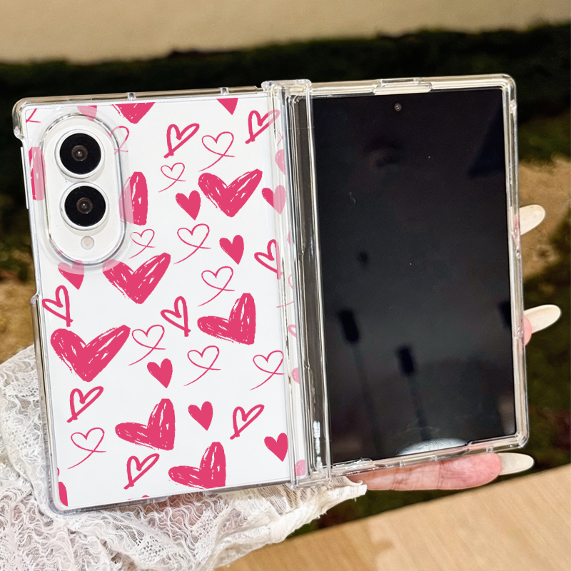 Cute Hearts Pattern Phone Case - огляд і ціна Phone Cases Hard