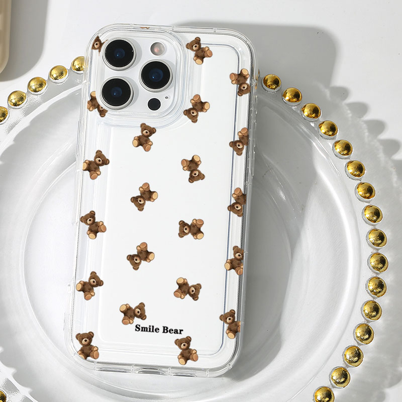 Flower Bear Print Phone Case f - огляд і ціна Cute Cartoon Case