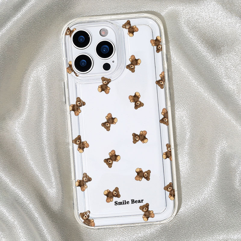 Flower Bear Print Phone Case f - огляд і ціна Cute Cartoon Case