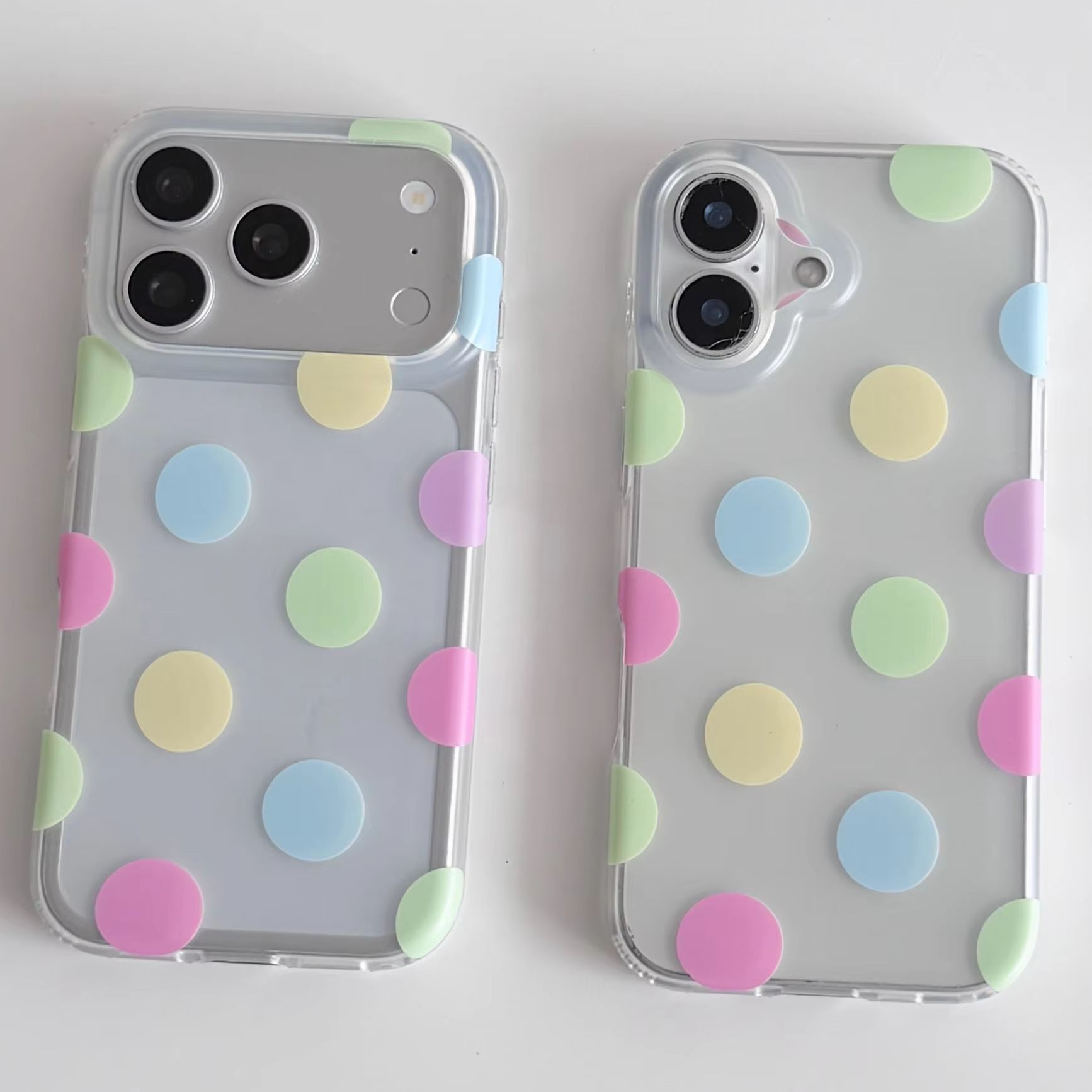 Korea Ins Colorful Polka Dots  - огляд і ціна Phone Cases Korean
