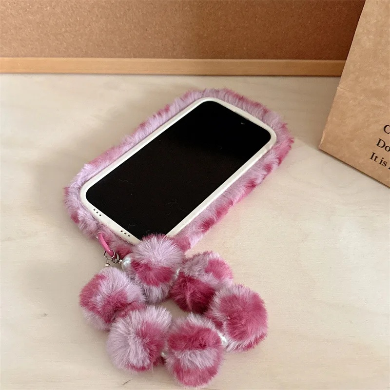 Fashion Leopard Furry Plush Le - огляд і ціна Phone Cases For Iphone 15