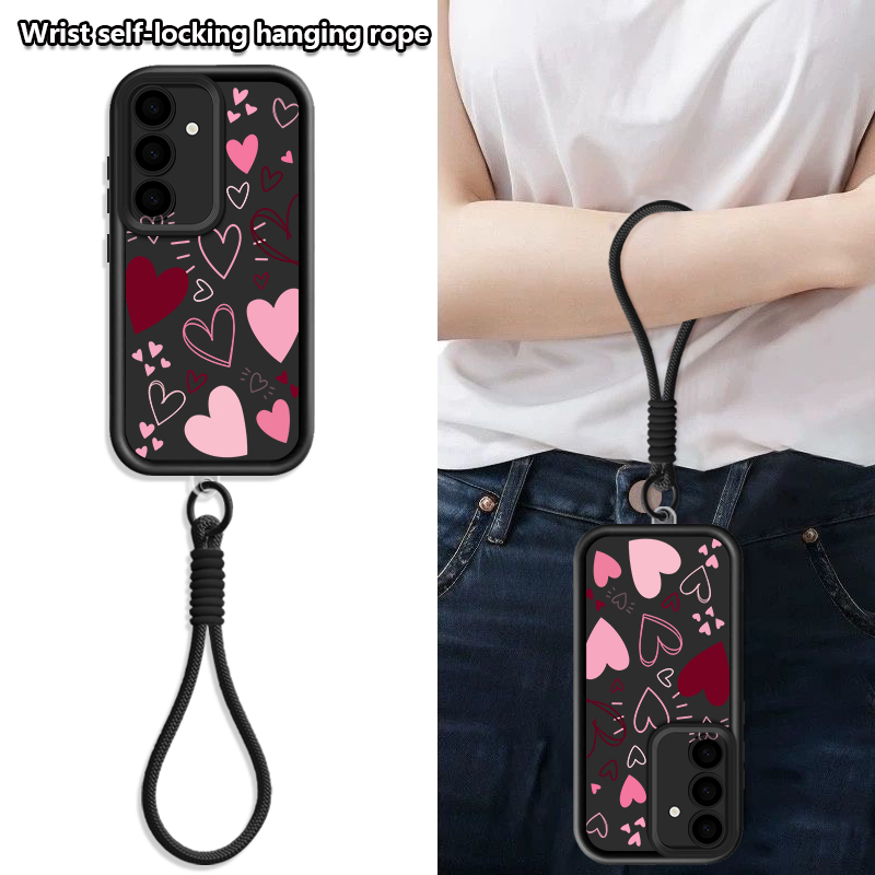 Colorful Hearts Lanyard Phone  - огляд і ціна Phone Cases Motorola Edge 2025