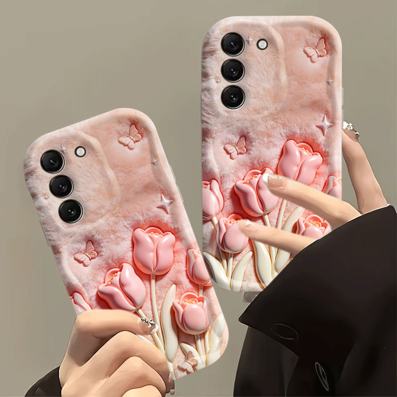 2D Flat Design Pink Tulip Phon - огляд і ціна Phone Cases Designer