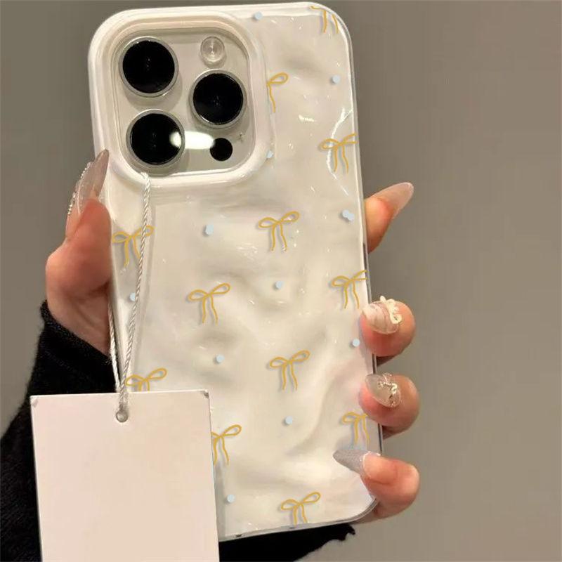 Cute Yellow Bow Trendy Pattern - огляд і ціна Phone Cases Yellow