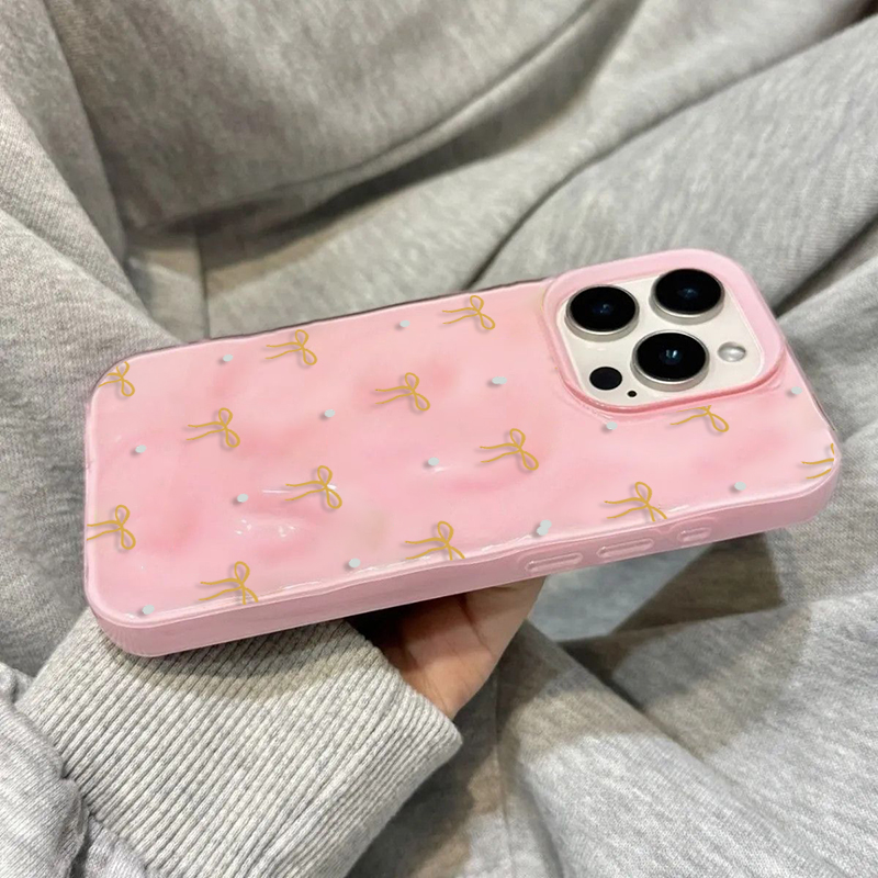 Cute Yellow Bow Trendy Pattern - огляд і ціна Phone Cases Yellow