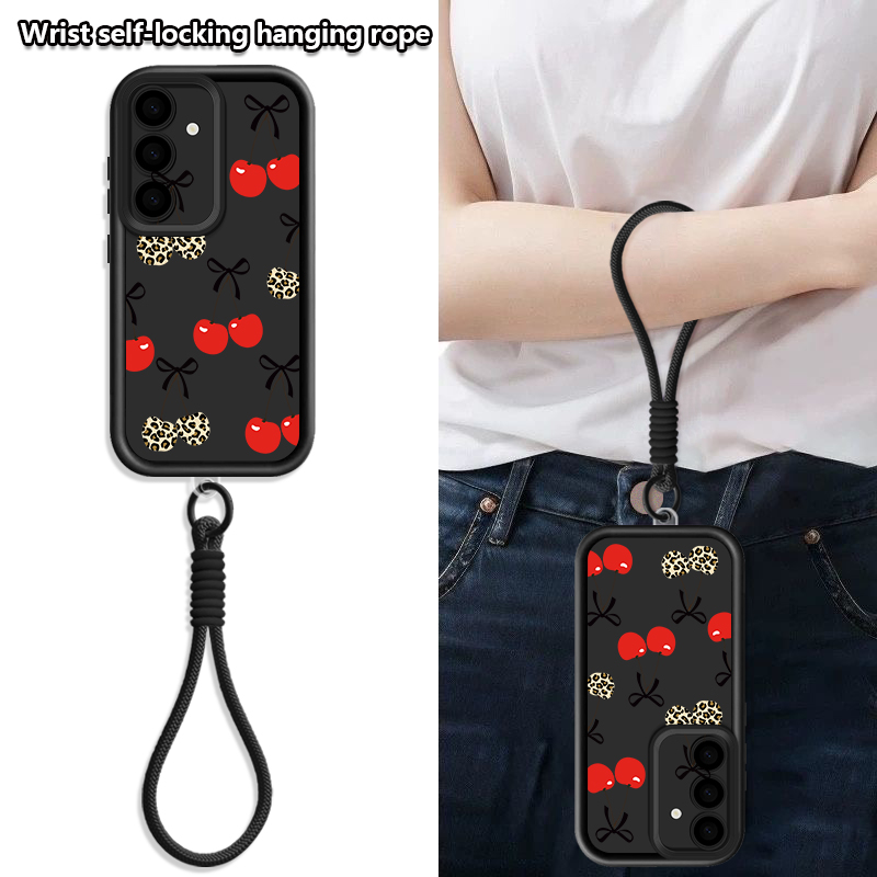Cherry Pattern Lanyard Phone C - огляд і ціна Phone Cases Motorola Edge 2025