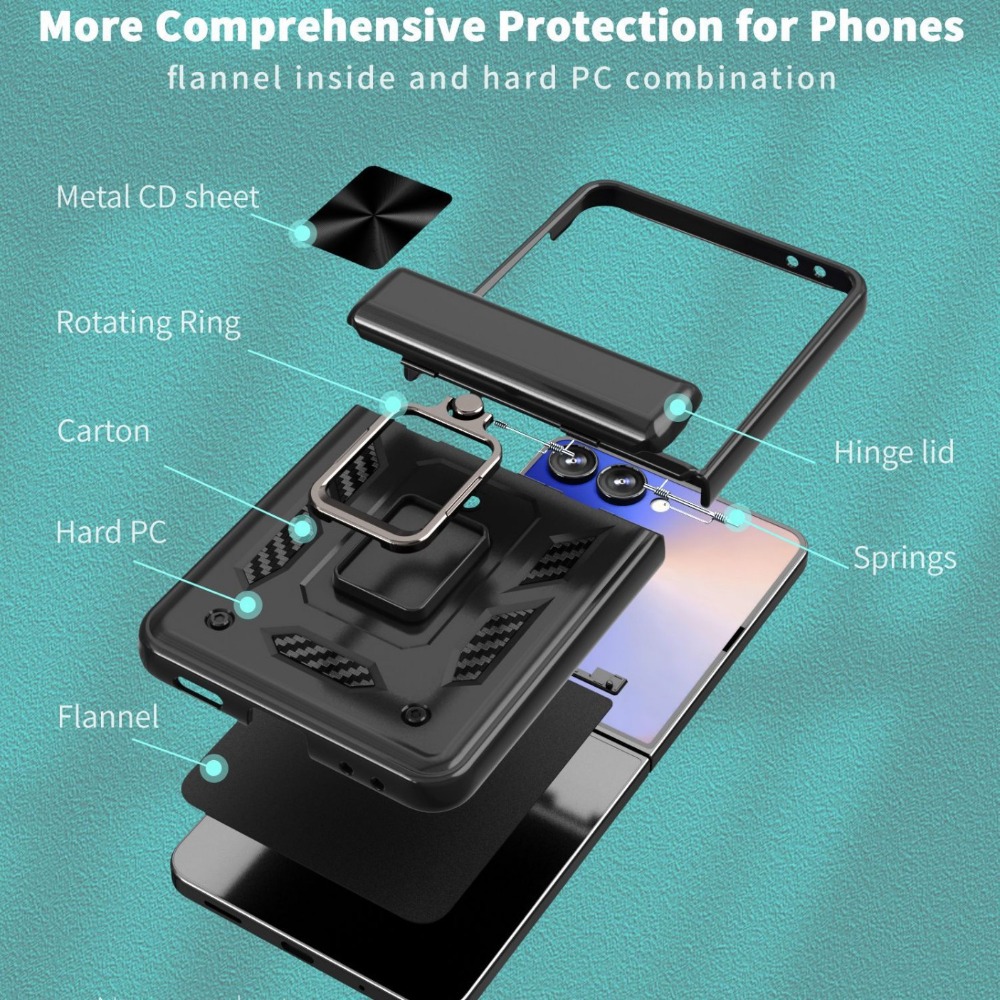 For Samsung Galaxy Z Flip 8 7  - огляд і ціна Military Grade Case