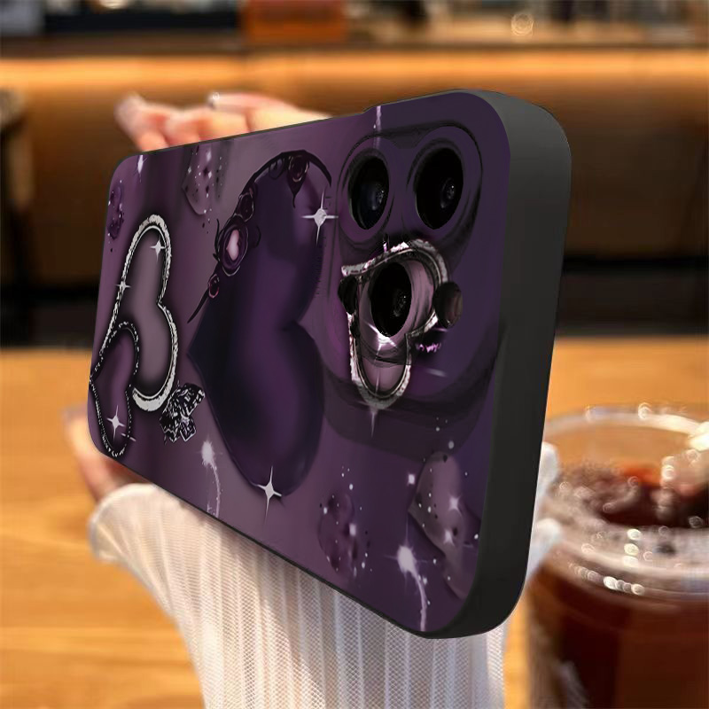 Purple Heart-Shaped Design TPU - огляд і ціна Phone Cases Designer
