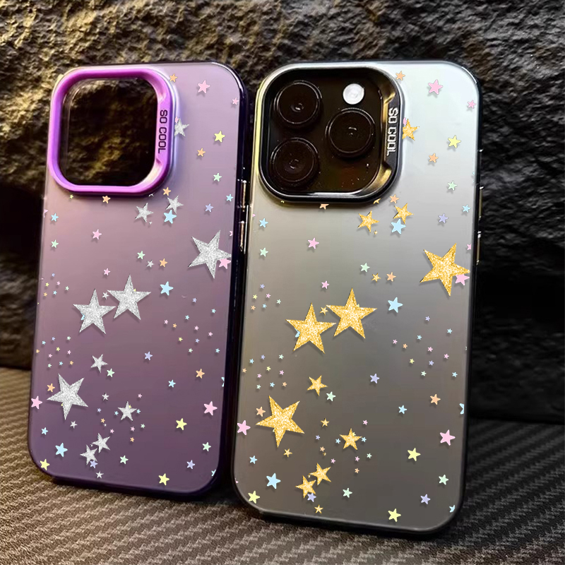 Colorful Star Pattern Matte Ha - огляд і ціна Phone Cases Xiaomi
