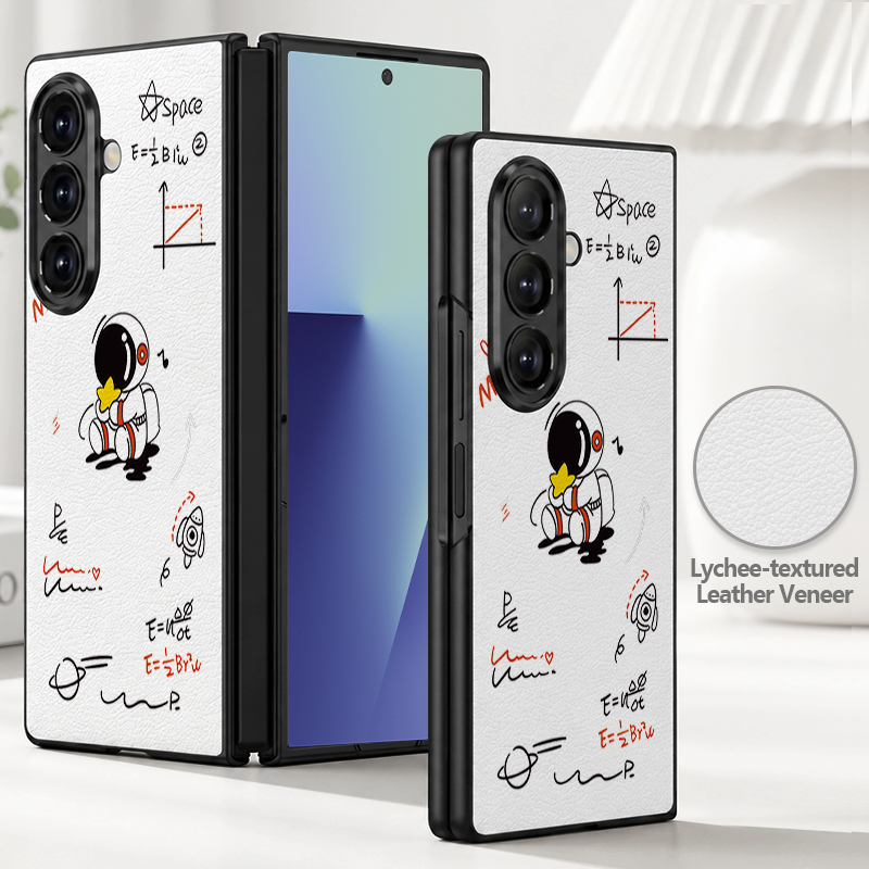 Cartoon Astronaut Printed PU L - огляд і ціна Phone Cases Hard