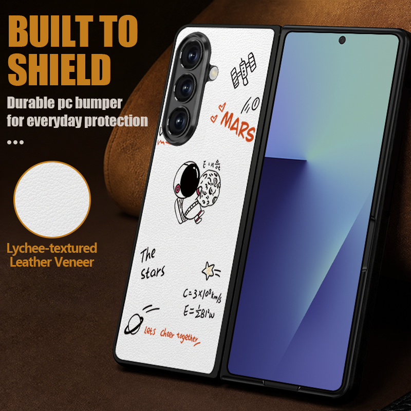 Cartoon Astronaut Printed PU L - огляд і ціна Phone Cases Hard