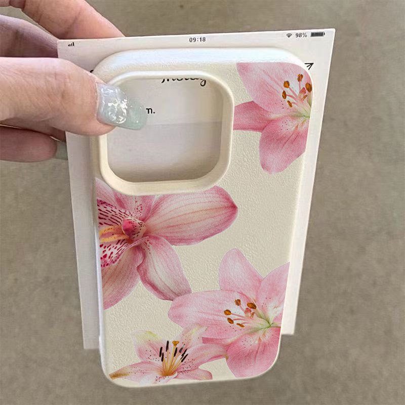 Pink Lily Lychee Texture Phone - огляд і ціна Phone Cases For Samsung