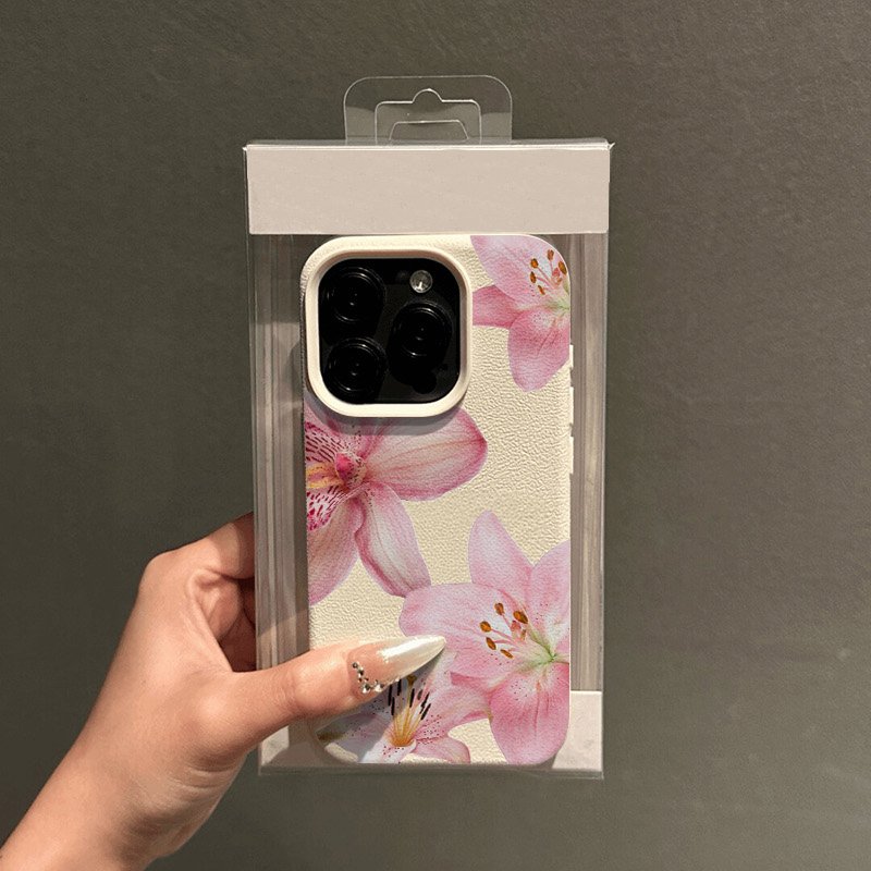 Pink Lily Lychee Texture Phone - огляд і ціна Phone Cases For Samsung