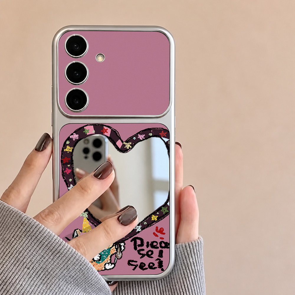 Mirror Phone Case For Samsung  - огляд і ціна Cute Cartoon Case