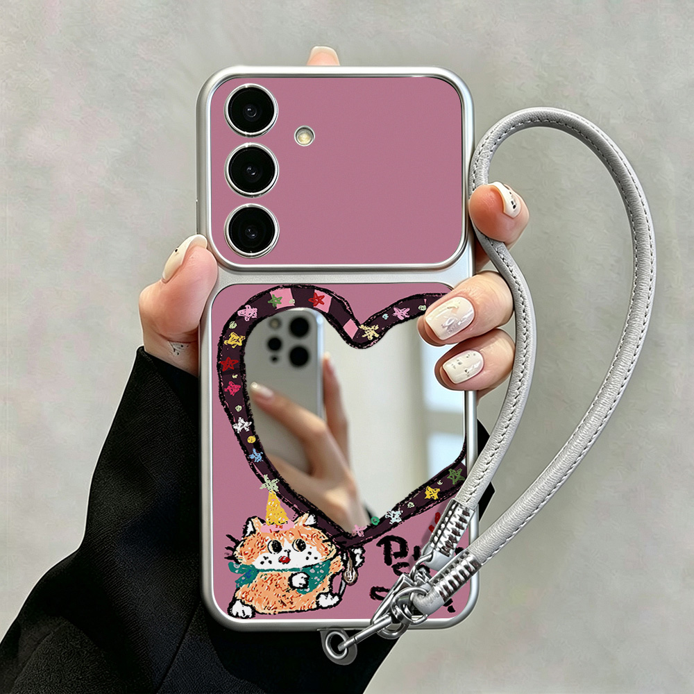 Mirror Phone Case For Samsung  - огляд і ціна Cute Cartoon Case